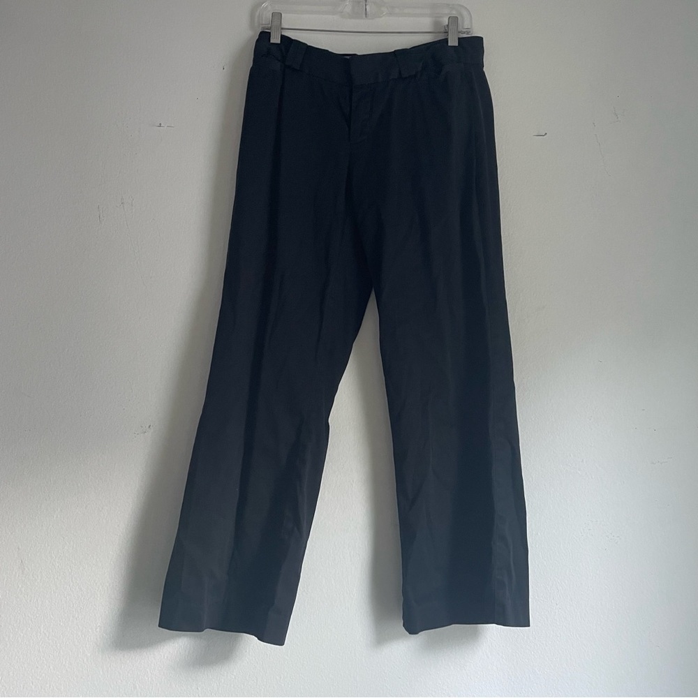 Banana Republic the Logan fit black slack pant trousers